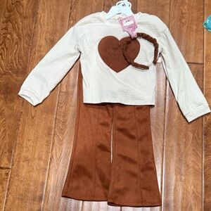 NWT Btween Size 5 long sleeve and pant Set